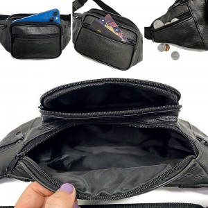 Geunine Leather Belt Fanny Bag -WS1309140-6033