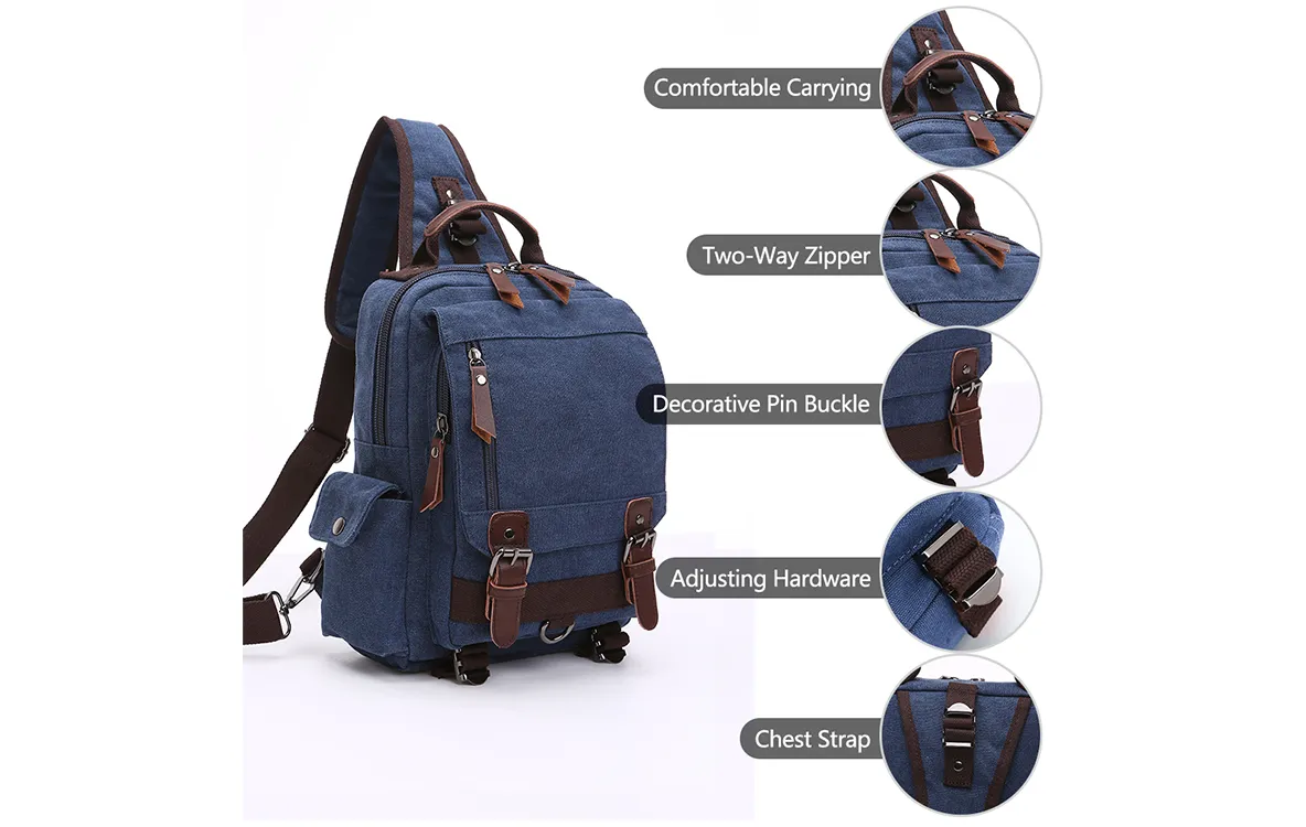 Heavy Duty Canvas Weekender Travel Bag DS8655