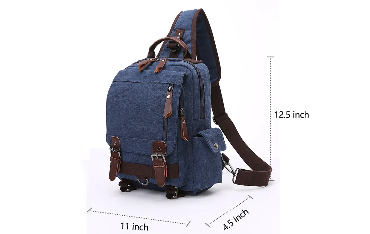 Heavy Duty Canvas Weekender Travel Bag DS8655