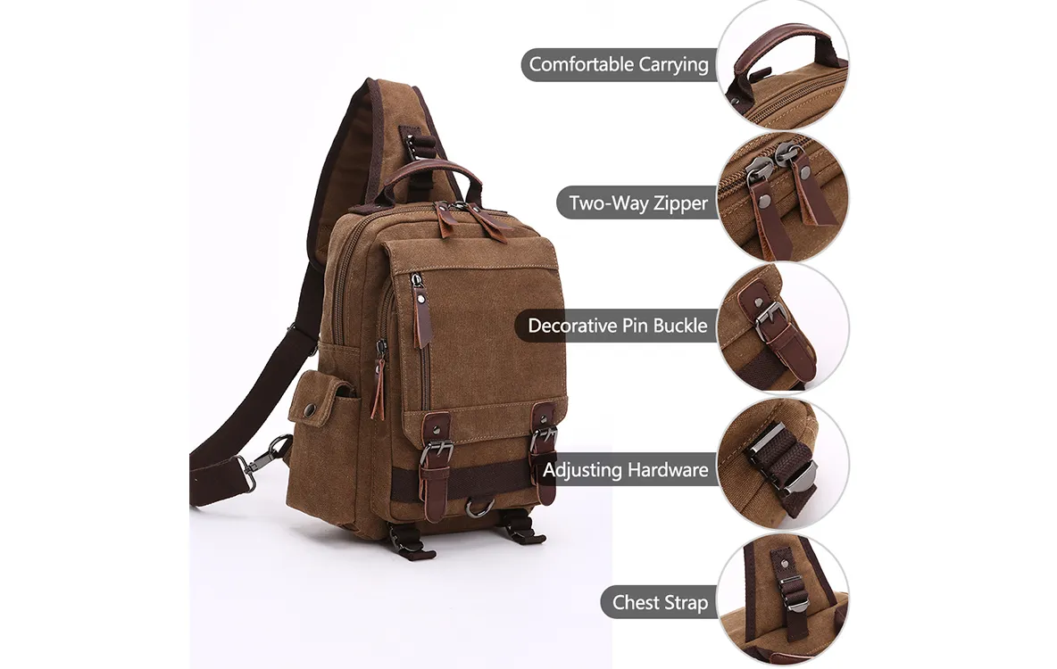 Heavy Duty Canvas Weekender Travel Bag DS8655