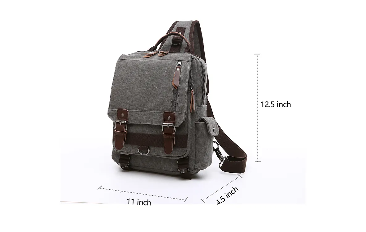 Heavy Duty Canvas Weekender Travel Bag DS8655