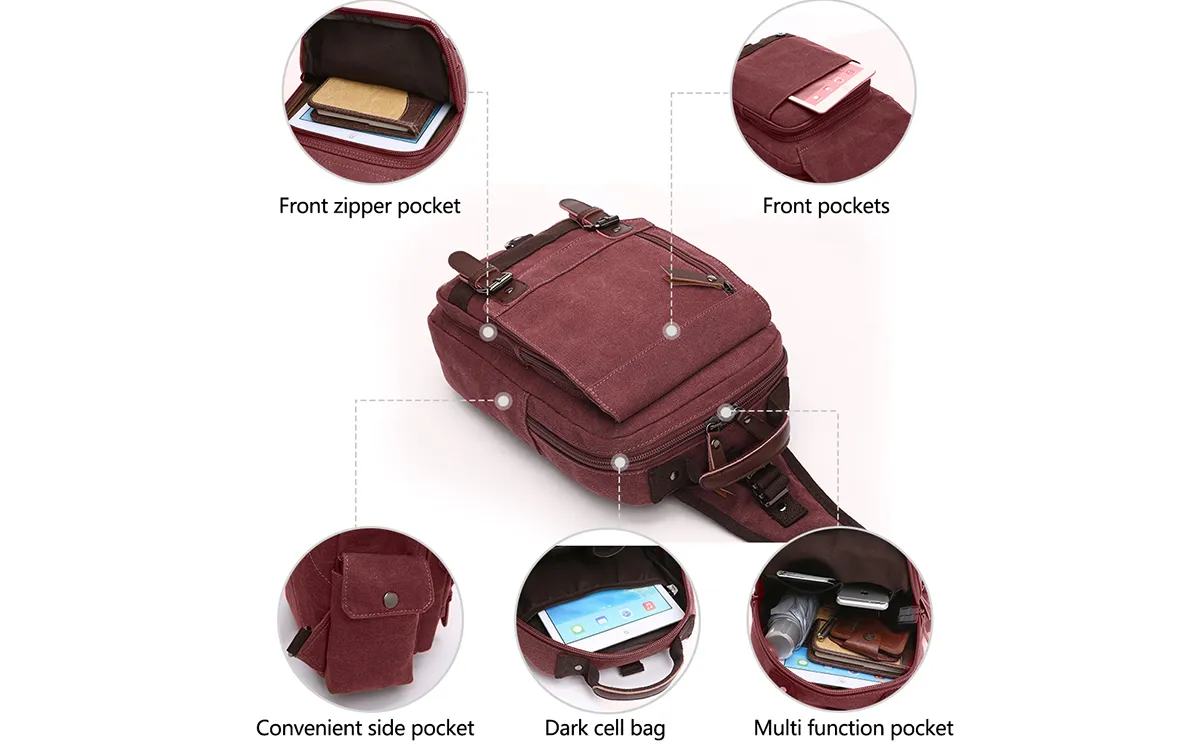 Heavy Duty Canvas Weekender Travel Bag DS8655