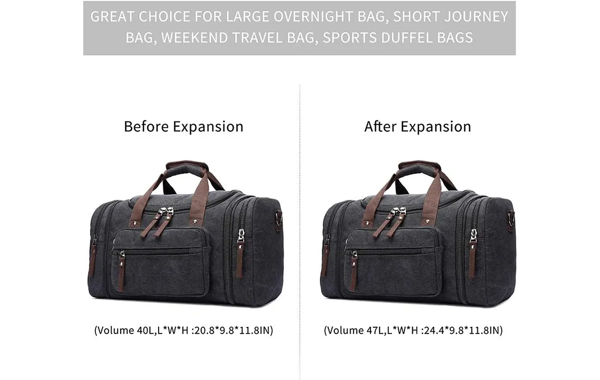 Huge Storage Canvas Travel Bag DS8642