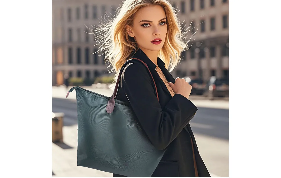 Polyester Fashion Tote Shopping Handbag SP5105789-R10