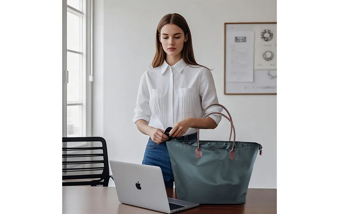 Polyester Fashion Tote Shopping Handbag SP5105789-R10
