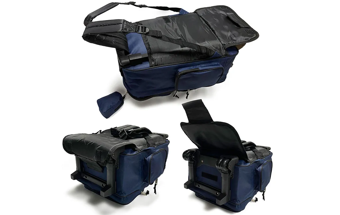 Polyester Travel Rolling Backpack Bag TB4005601