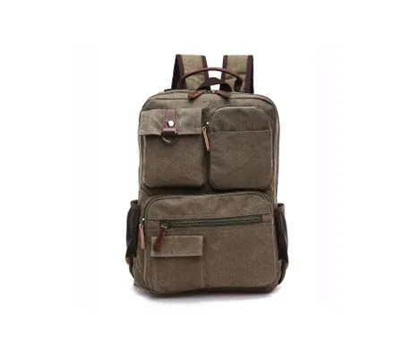 Vintage Canvas Camping Backpack DS8678