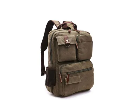 Vintage Canvas Camping Backpack DS8678
