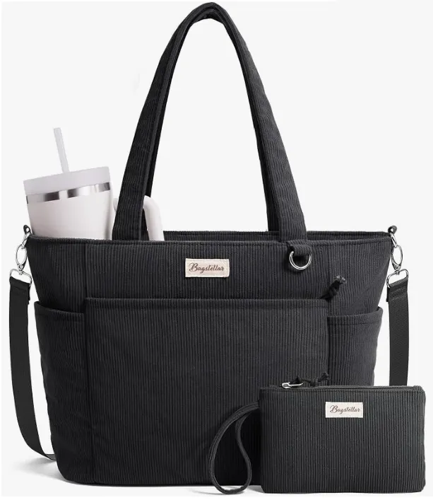 HB0922  Corduroy Tote Bag
