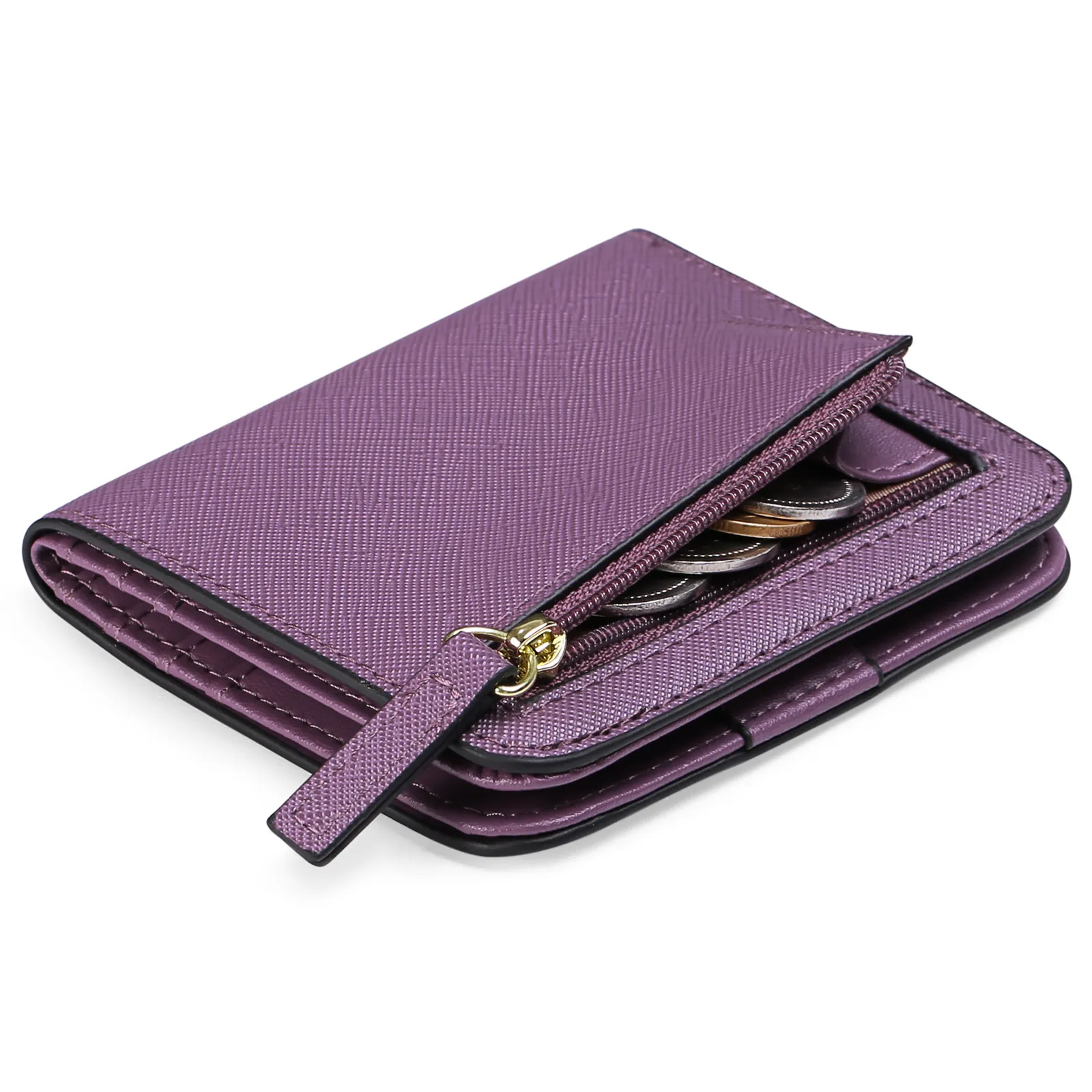 WT8801 Women’s Small Slim Leather Wallet